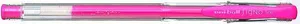 Gelschreiber „UM-100“, fluoreszierend pink, 0,7 mm, mit Kappe, UNI